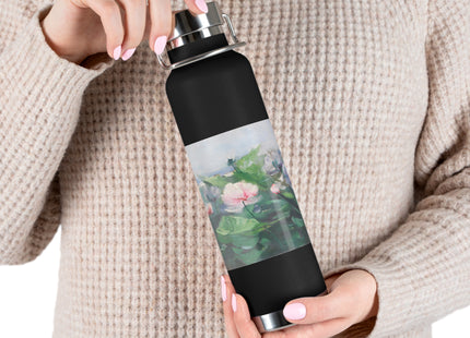 Water Lilies by Karl Hagemeister Copper Vacuum Insulated Bottle, 22oz