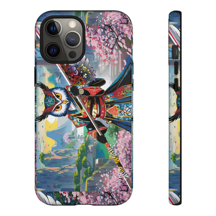 Cyberpunk Samurai Owl Phone Cases