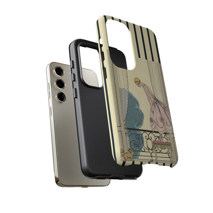 Falbalas et fanfreluches, La Souris by George Barbier Phone Cases