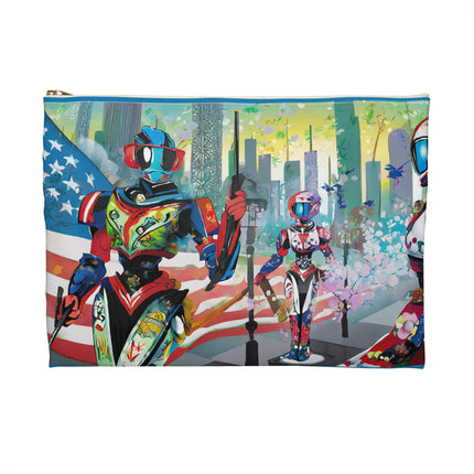 High Fashion Cyberpunk CIA Robots Pencil Case