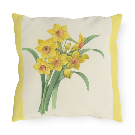 Choix des plus belles fleurs, Plate 052 by Pierre Joseph Redouté Outdoor Pillows