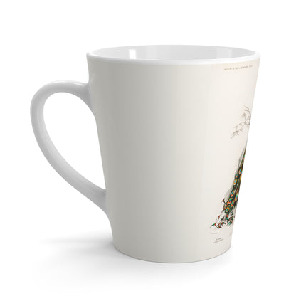 Indian Peafowl by Charles Dessalines D' Orbigny Latte Mug