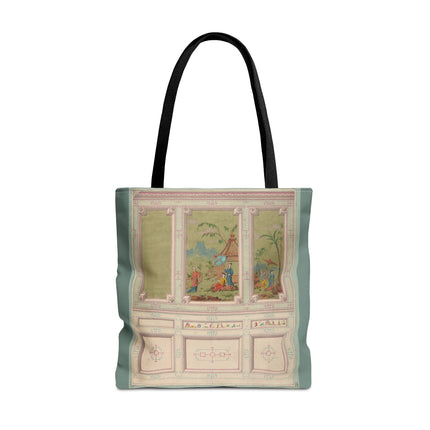Chinoiserie scenes by Anonymous Tote Bag (AOP)