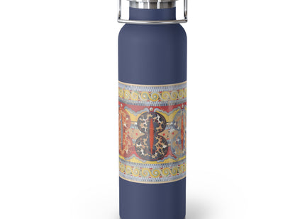 Reproduction of the Shield Frieze by Emile Gilliéron Copper Vacuum Insulated Bottle, 22oz