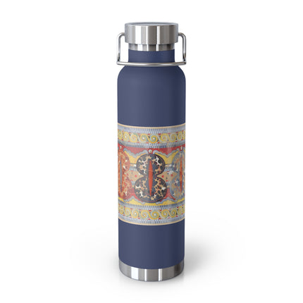 Reproduction of the Shield Frieze by Emile Gilliéron Copper Vacuum Insulated Bottle, 22oz