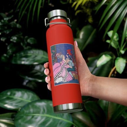 The Jealous Parrot by George Barbier Copper Vacuum Insulated Bottle, 22oz