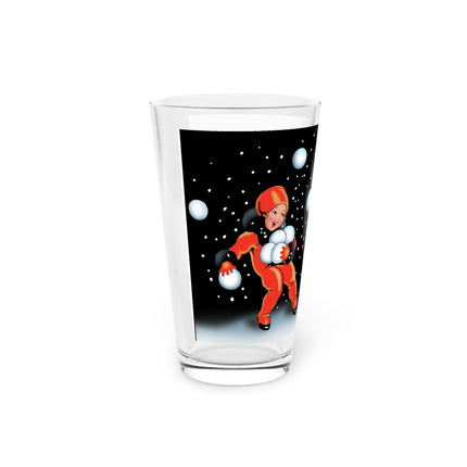 A Festive Snowball Glass, 16oz