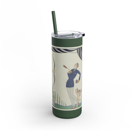 Visez au coeur, belles dames! by George Barbier Skinny Matte Tumbler, 20oz