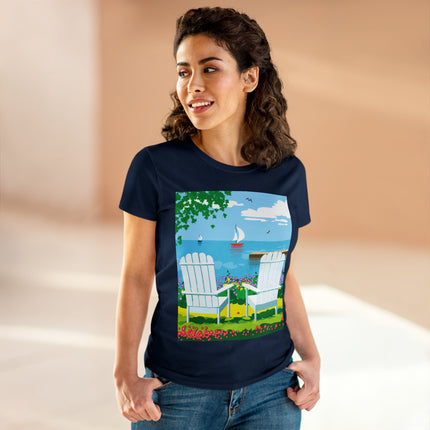 Tranquil Retreat Women's Midweight Cotton Tee