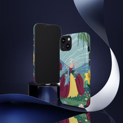 🌹🌿 The Willow Garden Promenade Phone Case – Art Deco Floral Elegance