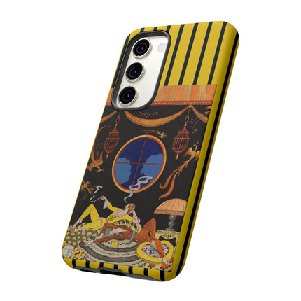 Falbalas et fanfreluches La paresse (Laziness) by George Barbier Phone Cases
