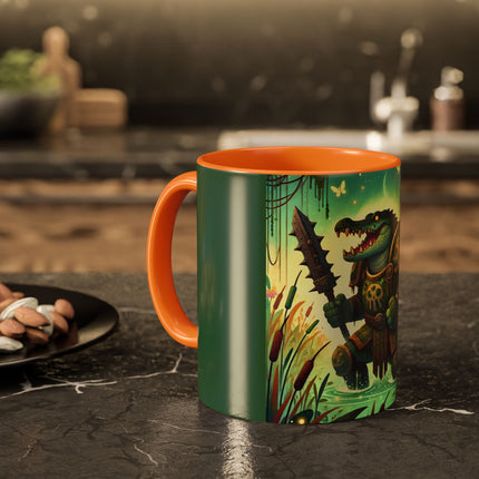 Swamp Tyrant Colorful Mugs (11oz, 15oz)