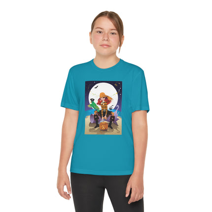Moonlit Pirate Halloween Youth Competitor Tee