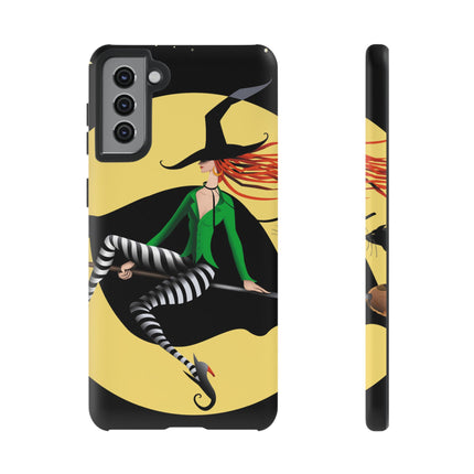 A Witch’s Moonlit Flight Phone Cases