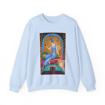 September & Sapphire (from the Gem Series) by Sofia Chiostri Heavy Blend™ Crewneck Sweatshirt