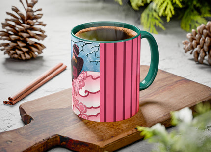 Winter Rose Empress Colorful Mugs (11oz, 15oz)