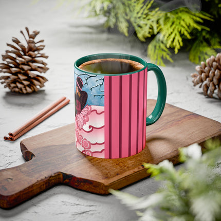 Winter Rose Empress Colorful Mugs (11oz, 15oz)