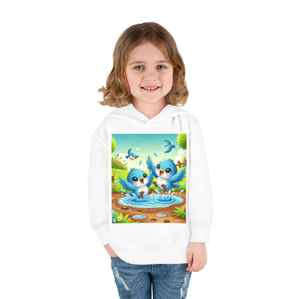 Bluebird Playtime Toddler Pullover Fleece Hoodie