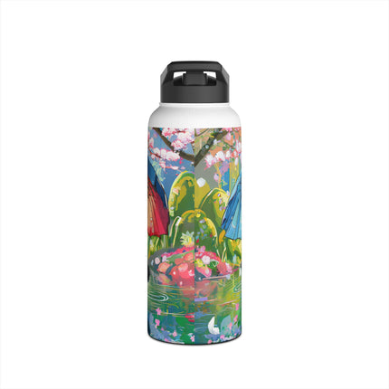 Rainy Day Ducks Stainless Steel Water Bottle