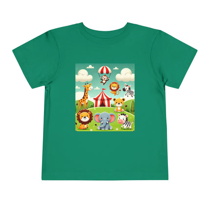 Whimsical Circus Friends Toddler Short Sleeve Tee