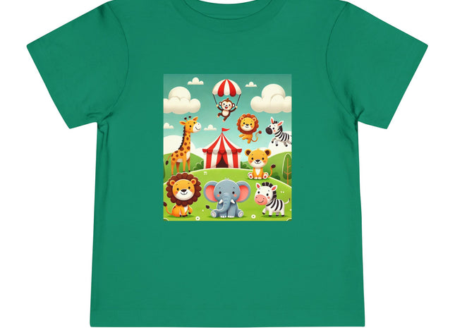 Whimsical Circus Friends Toddler Short Sleeve Tee