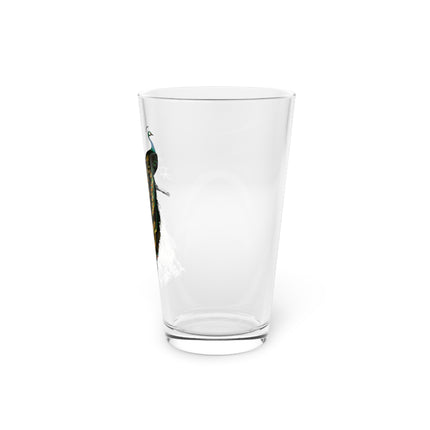 Indian Peafowl by Charles Dessalines D' Orbigny Glass, 16oz