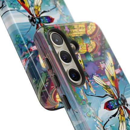 Neon Swarm Phone Cases