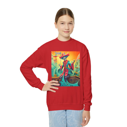Skeleton Crew of the Misty Seas Youth Crewneck Sweatshirt