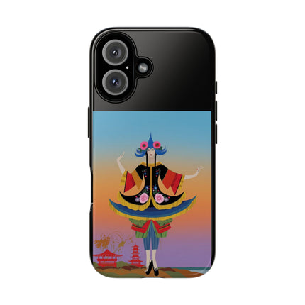 Colorful Dancer Phone Case – Vibrant Grace & Cultural Elegance