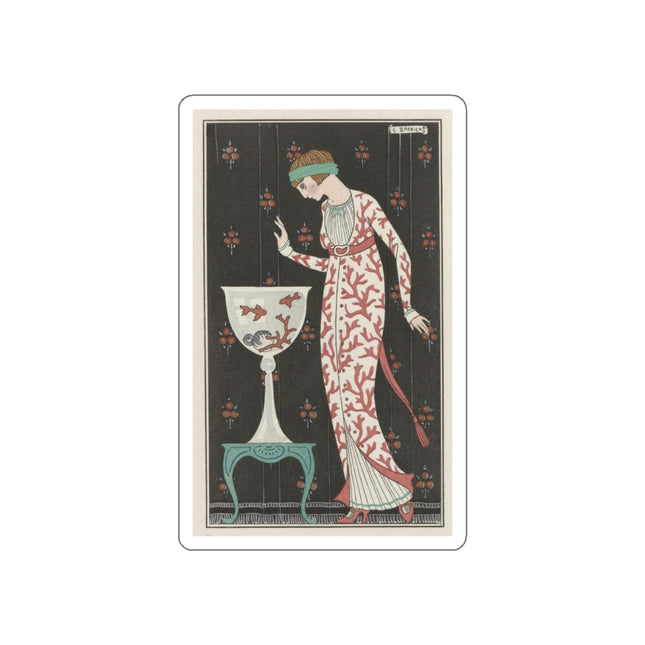 Robe d’intérieur by George Barbier Die-Cut Stickers (5 Stickers)