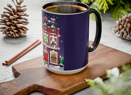 A Christmas Eve Celebration Colorful Mugs (11oz, 15oz)