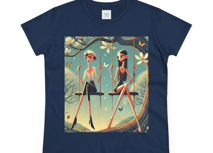 Whispers on the Spring Swing Cotton Tee