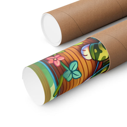 🐅🌿 Stealthy Stripes Matte Vertical Poster – Jungle Adventure & Fearless Spirit