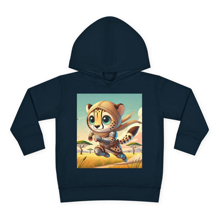 Swift Cheetah Toddler Pullover Fleece Hoodie
