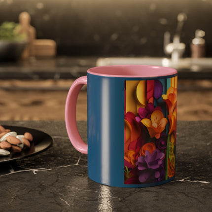 The Graceful Freesia Colorful Mugs (11oz, 15oz)