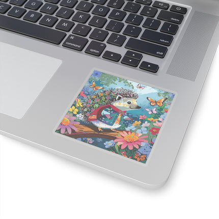 Cute Hedgehog Kiss-Cut Stickers (4 Sizes)