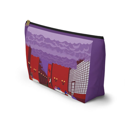 Midnight Toast Cosmetic Bag – Parisian Romance & Art Deco Charm