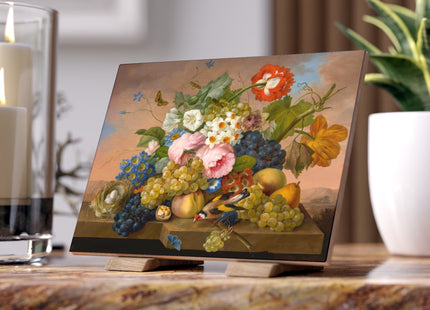 Floral Still Life by Franz Xaver Ceramic Tile