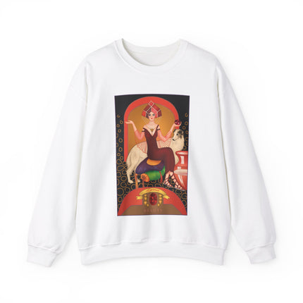 January & Garnet (from the Gem Series) by Sofia Chiostri Heavy Blend™ Crewneck Sweatshirt