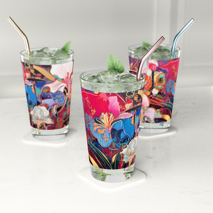 Ethereal Irises Glass, 16oz