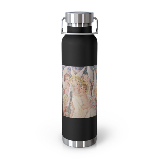 Madonna with Child Surrounded by Musical Angels by Gerda Wegener Copper Vacuum Insulated Bottle, 22oz