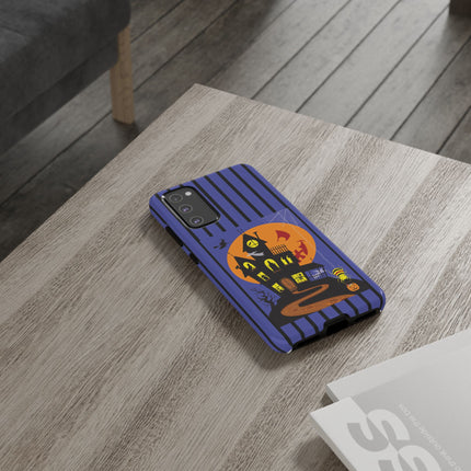 Halloween Night at the Haunted House Phone Cases