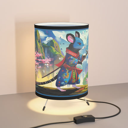 Cyber Samurai Rat Tripod Lamp