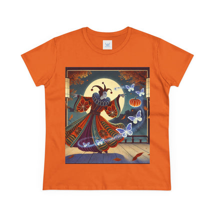Court Magician with Ghost Butterflies Cotton Tee