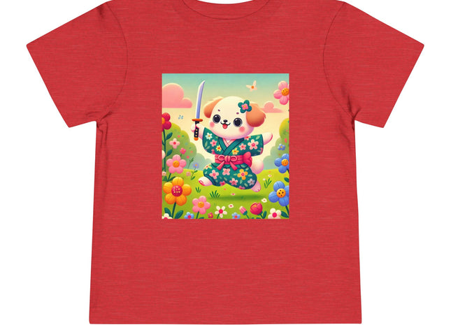 Blossom Pup’s Joyful Journey Toddler Short Sleeve Tee