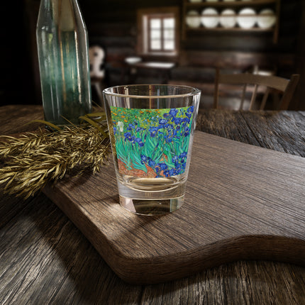 Irises by Vincent Van Gogh Shot Glass, 1.5oz