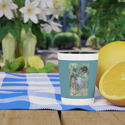“I growl when I’m pleased, and wag my tail when I’m angry” by Sir John Tenniel Ceramic Shot Glass