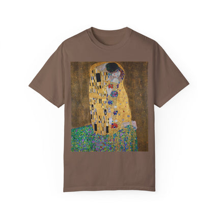 The Kiss by Gustav Klimt Unisex Garment-Dyed T-shirt
