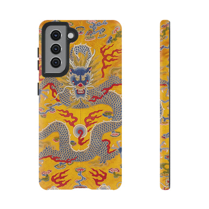 Majestic Dragon Regalia – Imperial 12-Symbol Robe Phone Cases