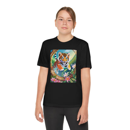 Majestic Tiger Cub Youth Competitor Tee – Courage, Adventure & Fiery Spirit
